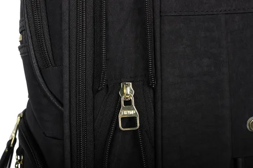Miniatura 8 de Steve Madden Designer Luggage Collection Maleta ligera expandible de 24 pulgadas Bolsa a cuadros con ruedas giratorias de tamaño mediano