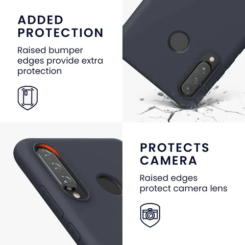 Miniatura 3 de kwmobile Funda compatible con Huawei P30 Lite - Funda protectora de silicona TPU suave y delgada - Arándano