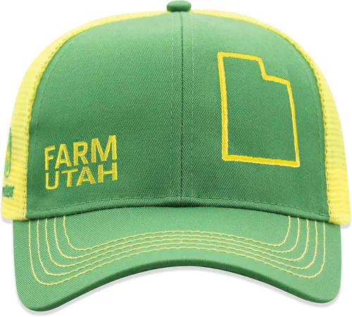 Miniatura 18 de John Deere Gorra de béisbol con logotipo y malla trasera con contraste, para hombre