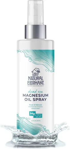 Miniatura 5 de Natural Elephant Spray de aceite de magnesio del Mar Muerto para uso tópico 100% puro 6.7 onzas líquidas (paquete de 2) Promueve la relajación