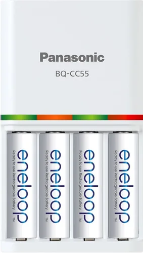 Miniatura 5 de Eneloop Panasonic - Baterías recargables AAA (paquete de 12) y cargador rápido avanzado