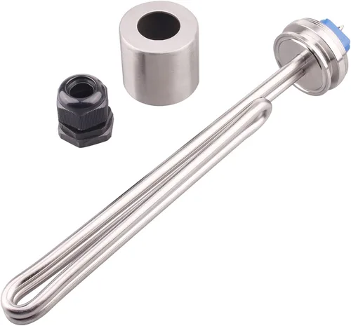 Miniatura 12 de DERNORD Calentador de agua de inmersión de acero inoxidable con elemento calefactor plegable de 1.5 pulgadas (OD50.0.197 in) (120V 1500W)