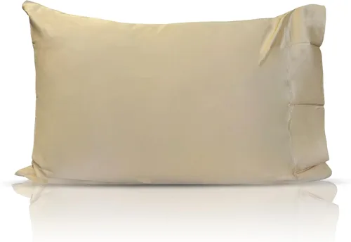 Miniatura 8 de Rayón con infusión de iones de cobre derivado de fundas de almohada de enfriamiento de bambú, beige, estándar (20 x 30), juego de 2, suaves