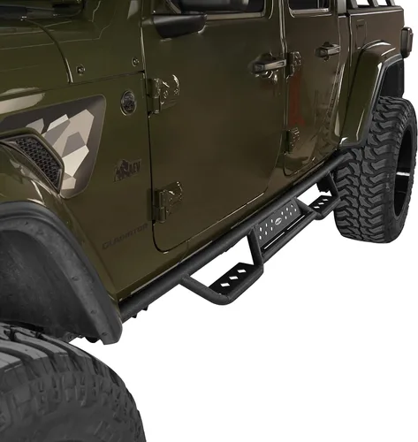 Miniatura 4 de Gladiator - Estribo Nerf Bar lateral compatible con Jeep Gladiator 2020-2026 JT, accesorios todoterreno (se venden como par)
