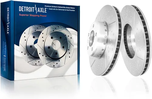 Detroit Axle - Rotores de freno traseros para Toyota GR Supra BMW 230i 330e 330i 430i 530i 530i 530e 540d 540i xDrive X3 X4 Z4, rotores de freno de