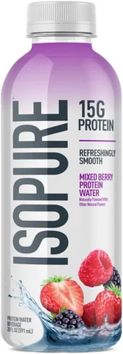 Miniatura 18 de Isopure - polvo de proteína de suero de leche con sabor a fruta ligera refrescante