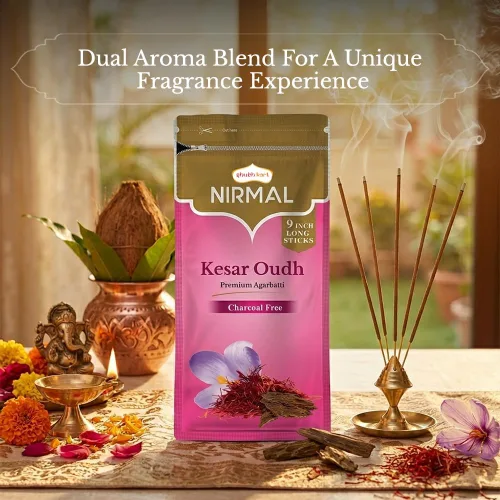 Miniatura 6 de Kesar Oudh - Varillas de incienso – Paquete de 2 varillas de incienso, 200 varitas de incienso de azafrán y madera de agar