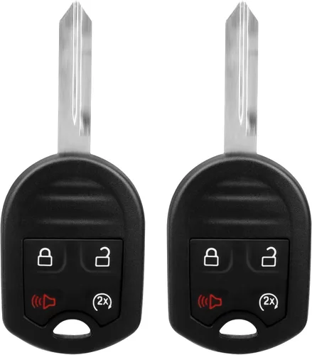 Llavero de Reemplazo Compatible con Ford F250 F350 F450 F550 Super Duty Flex Explorer 2011 2012 2013 2014 2015 2016 2017 2018 2019 Control Remoto,