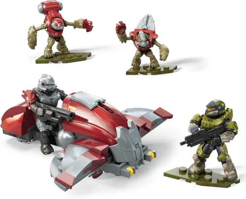 Miniatura 6 de Mega Construx Halo Hijacked Ghost Vehículo Juego de Construcción Infinito, Juguetes de Construcción para Niños