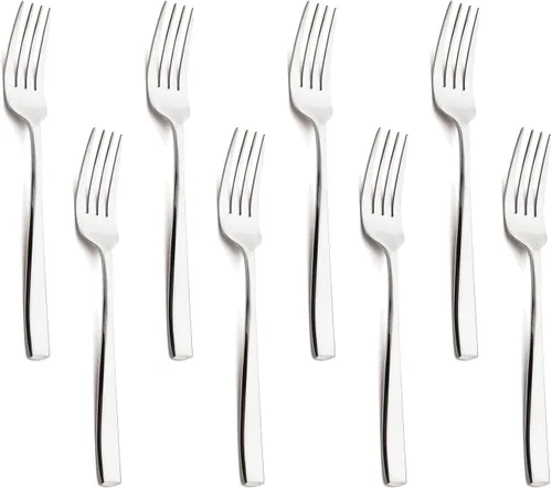 Miniatura 10 de Cucharas de cena de acero inoxidable 18/10, cucharas plateadas para comer sopa, cereales, cuchara de comida para uso diario