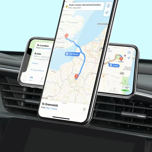 Miniatura 4 de BEERTE Se adapta a Magsafe Soporte de coche para Honda Civic 2016-2021 [20 imanes fuertes] Soporte magnético para teléfono para iPhone 17 16 15 14