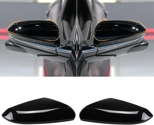 Miniatura 15 de Moonlinks Compatible con cubierta de espejo lateral del lado del pasajero para Honda Civic 2016-2021, negro brillante para Civic de 10ª