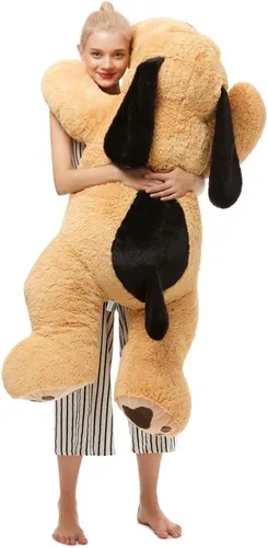 Miniatura 9 de MorisMos Animales de Perro de Peluche Gigantes, Perros de Peluche Grandes de 51 pulgadas, Almohada de Cachorro Grande y Suave para Niños, Niñas