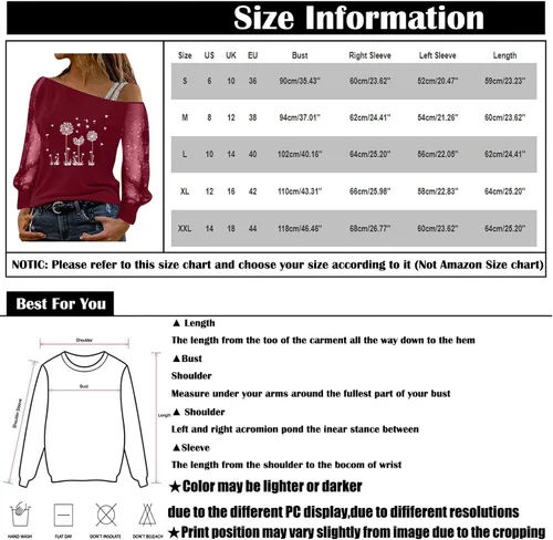 Miniatura 3 de NOKMOPO Tops de otoño para mujer, cuello diagonal de moda, manga larga, cuello de una línea, tops de manga larga para mujer