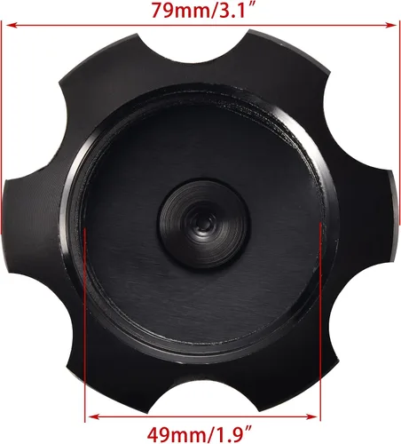 Miniatura 2 de WOOSTAR Tapa de depósito de combustible CNC de repuesto para Taotao Roketa Apollo SSR 50cc 70cc 110cc 125cc 150cc ATV Dirt Bike Pit Bike Negro