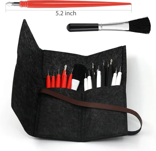 Miniatura 5 de 18 herramientas de arte para rascar, bolígrafo de color de dibujo para rascar, doble punta/lápiz para rascar, bolsa de herramientas para adultos