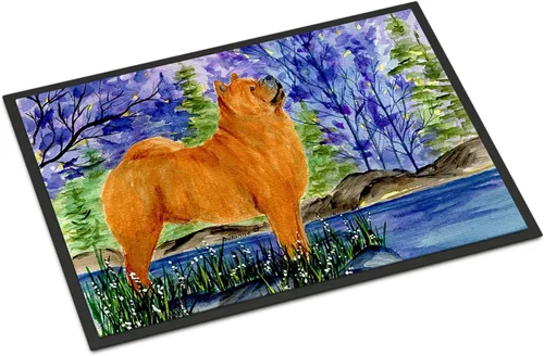 Miniatura 222 de Caroline's Treasures SS8220MAT - Felpudo afgano de 18 x 27 pulgadas, para interiores y exteriores, para entrada, antideslizante, lavable, de pelo