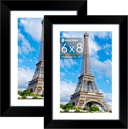 Miniatura 29 de NEXCOVER Portarretratos de 8.5 x 11 pulgadas, color negro, 10 unidades, marcos de fotos de 8.5 x 11 pulgadas con plexiglás HD inastillable, marcos