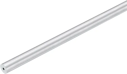 Miniatura 20 de uxcell Tubo redondo de aluminio 6063 0.157 in OD 0.118 in diámetro interior 11.811 in longitud tubería