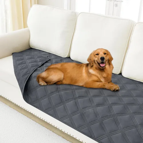 Miniatura 73 de Smiry Funda Impermeable para Cama de Perro, Manta Suave Reversible para Mascotas, Lavable a Prueba de Fugas para Gatos y Perros, Funda para Sofá