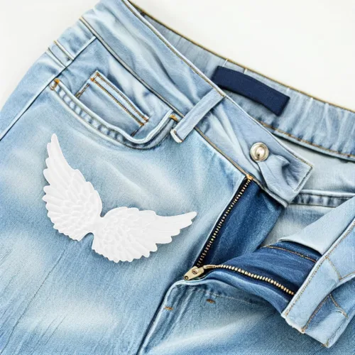 Miniatura 8 de Healeved 12 piezas de mini alas de ángel adornos de bricolaje alas decorativas para mochilas, accesorios de ropa, alas pequeñas creativas para Blanco