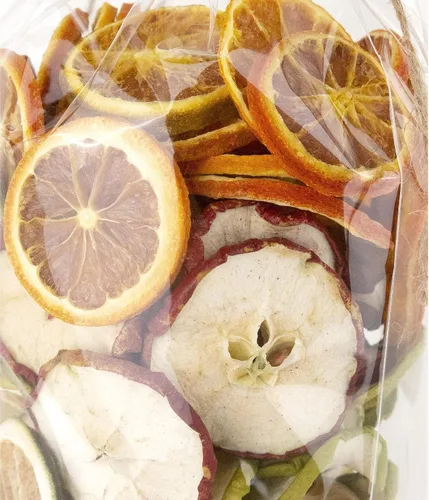 Miniatura 3 de ANDALUCA Rellenos naturales para jarrones y tazones Rebanadas de naranja seca, manzana y cítricos Decoración del hogar (rebanadas de fruta)