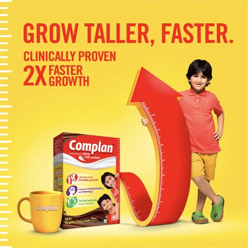 Miniatura 3 de Complan Nutrición y Salud Bebida Kesar Badam, 500gm (Jar)