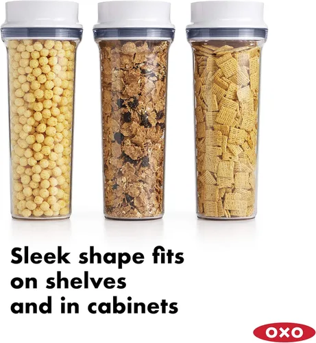 Miniatura 4 de OXO Good Grips - Juego de dispensador de cereales POP de 3 piezas OXO Good Grips POP Contenedor – Almacenamiento hermético de alimentos