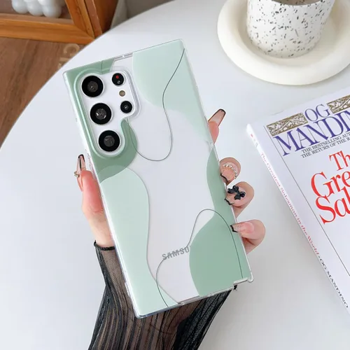 Miniatura 11 de DEFBSC Funda compatible con Samsung Galaxy S22, diseño artístico de forma suave con funda protectora de parachoques incorporada, bonita funda