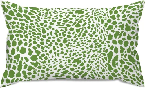 Miniatura 24 de Fundas de almohada con estampado de leopardo y guepardo negro y marrón, 12 x 18 pulgadas, fundas de cojín de granja para sofá, sala de estar
