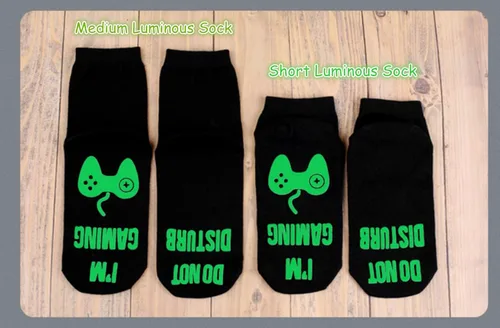 Miniatura 4 de Calcetines para videojuegos, Do Not Disturb I'm Gaming, calcetines de juegos para adolescentes y niños gamer con calcetines brillantes para hombres