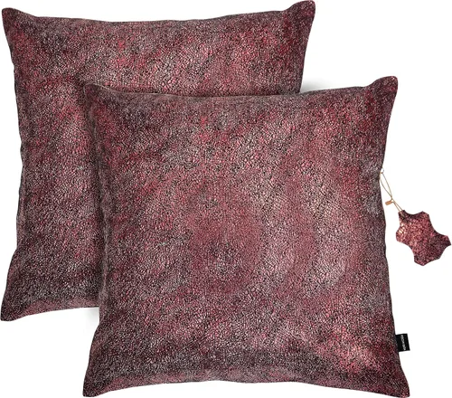 Miniatura 121 de Funda de almohada de piel de cordero – Funda de cojín decorativa para sofá – Fundas para sala de estar y dormitorio, 22 x 22 pulgadas – Paquete de 2
