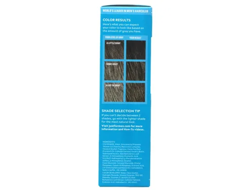 Miniatura 3 de JUST FOR MEN Gel de color para bigote y barba M-45, marrón oscuro 1 cada uno (paquete de 2)
