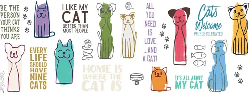 Miniatura 2 de Tervis Vaso aislado de doble pared Cat Sayings hecho en Estados Unidos mantiene las bebidas frías y calientes, 16 onzas, taza, clásico