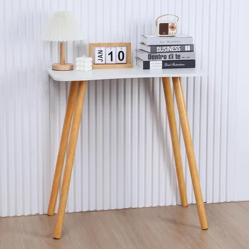 Miniatura 8 de Escritorio para computadora, moderno y ergonómico diseño de arco, escritorio de computadora espacioso para computadora de escritorio de estudio