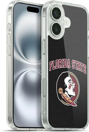 Miniatura 291 de Head Case Designs Funda de gel suave FSU Seminoles de la Universidad Estatal de Florida con licencia oficial compatible con Apple iPhone 13 Pro Max