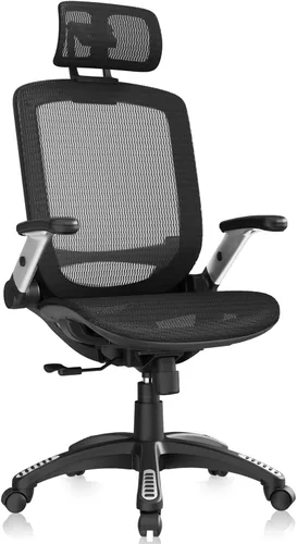 Miniatura 9 de GABRYLLY Silla de Oficina Ergonómica, Silla de Escritorio de Respaldo Alto para el Hogar con Reposacabezas, Brazos Abatibles, Bloqueo de Inclinación