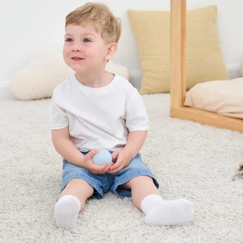 Miniatura 3 de Zaples - Calcetines con suela antideslizante y altura media para bebés niños y niñas