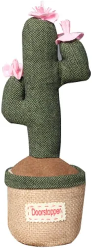 Tope de puerta decorativo de animales de tela bonita, topes interiores con peso de cactus, tope de puerta de tela compacta, regalos para mamá, tapón