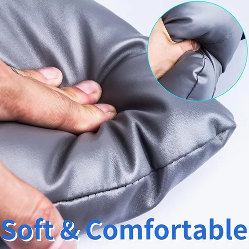 Miniatura 2 de MINIVON Cojín de asiento para mesita de noche, ajuste universal, cojín de asiento cómodo para ancianos, funda de asiento suave para asiento