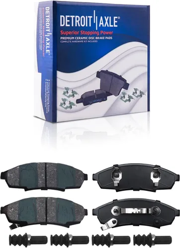 Miniatura 127 de Detroit Axle - Pastillas de freno traseras para Kia Sportage 2017-2022, Hyundai Tucson 2016-2021, pastillas de freno de cerámica 2018 2019 2020