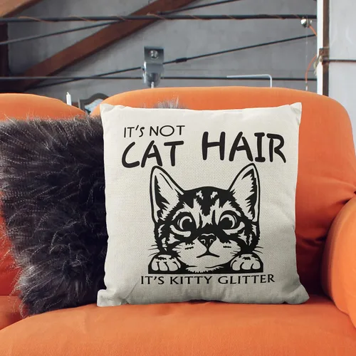 Miniatura 2 de Fundas de almohada con diseño de gatos de Maine Coon de 18 x 18 pulgadas, regalos para amantes de los gatos para mujeres, regalos divertidos