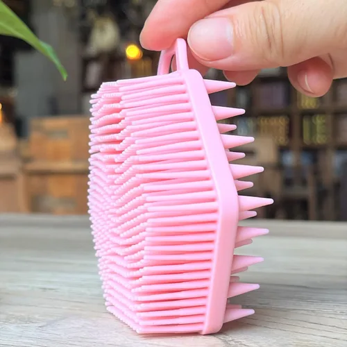 Miniatura 2 de Cepillo sensorial prémium para niños o autismo, limpiador corporal de silicona suave, cepillos sensoriales 2 en 1 para terapia ocupacional, esponja