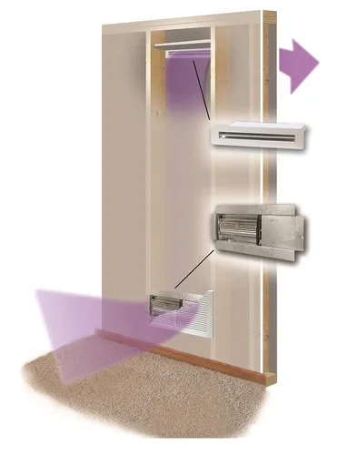Miniatura 2 de Tjernlund AS1 AireShare Ventilador de Habitación a Habitación, Cableado Permanentemente, 70 CFM