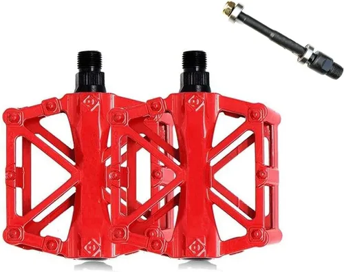 Miniatura 4 de Free-fly Bicycle Pedal - Aluminum Bearing Bike Pedals with 16 Anti-Skid Pins - Lightweight Platform Pedals - Universal 9/16" Bike Pedal for Mountain