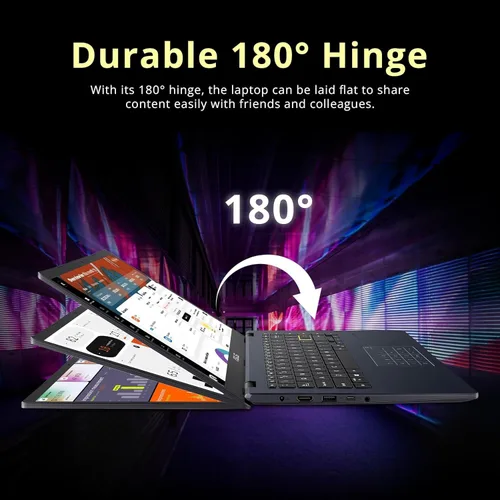 Miniatura 4 de ASUS Laptop de 14 pulgadas para negocios y estudiantes, pantalla FHD de 14 pulgadas, Intel Celeron N4500, 1 año de Microsoft 365, memoria de 4 GB