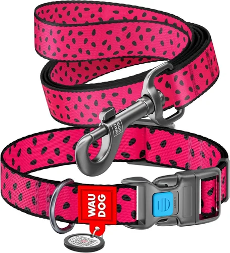 Miniatura 20 de Collar de Nylon para Perros WAUDOG - Collar Ajustable para Perros Grandes, Pequeños y Medianos - Collares Separables para Cachorros de Razas Grandes