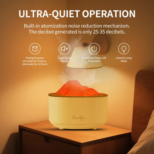 Miniatura 2 de Humidificador portátil de 50.7 fl oz de niebla fría, humidificador de escritorio personal USB para sala de oficina, dormitorio, llenado superior, 7