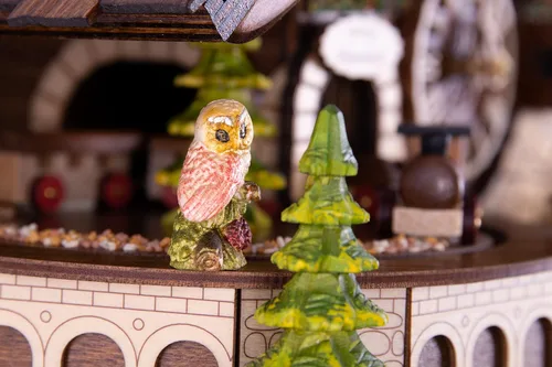 Miniatura 6 de Cuckoo Palace Reloj Cuco Deer Park Mill Station Chalet-Style 13.0 in Cuarzo Movimiento