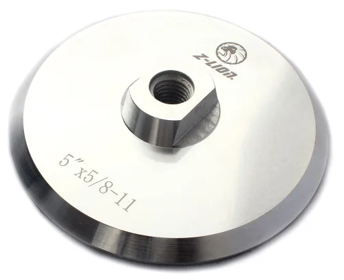 Miniatura 7 de Almohadilla de respaldo de aluminio de 7 pulgadas de gancho y bucle con rosca 5/8-11 por Z-LION